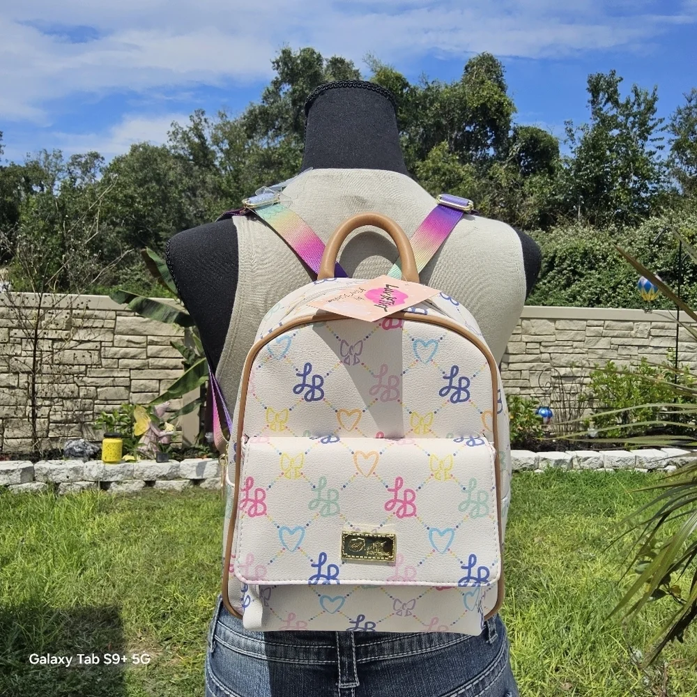 BETSEY JOHNSON LUV BETSEY LOGO BACKPACK